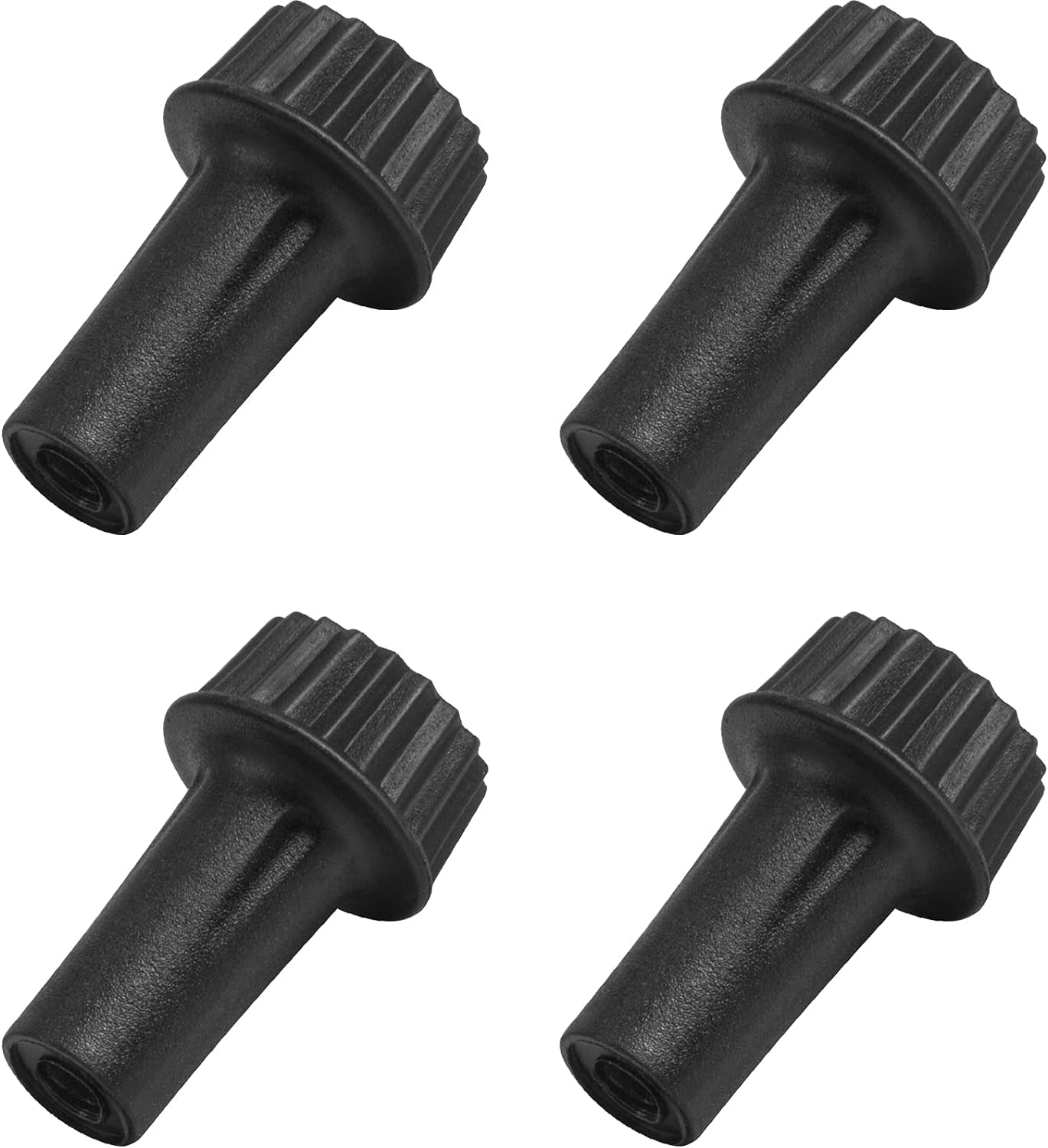 Light Lamp Turn On/Off Switch Knobs Replacement, Black, Standard Size, 4 Packs